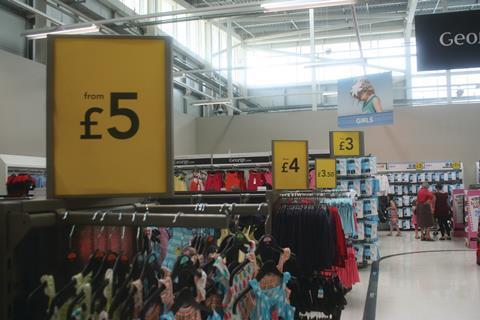 The price message dominates at Asda